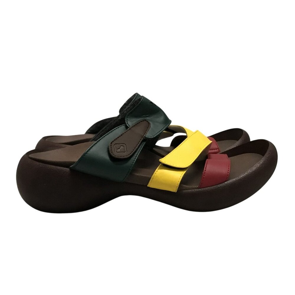 REGATTA CANOE Womens 9/40 Slide Sandal Strappy Slip On Multi Color Japan